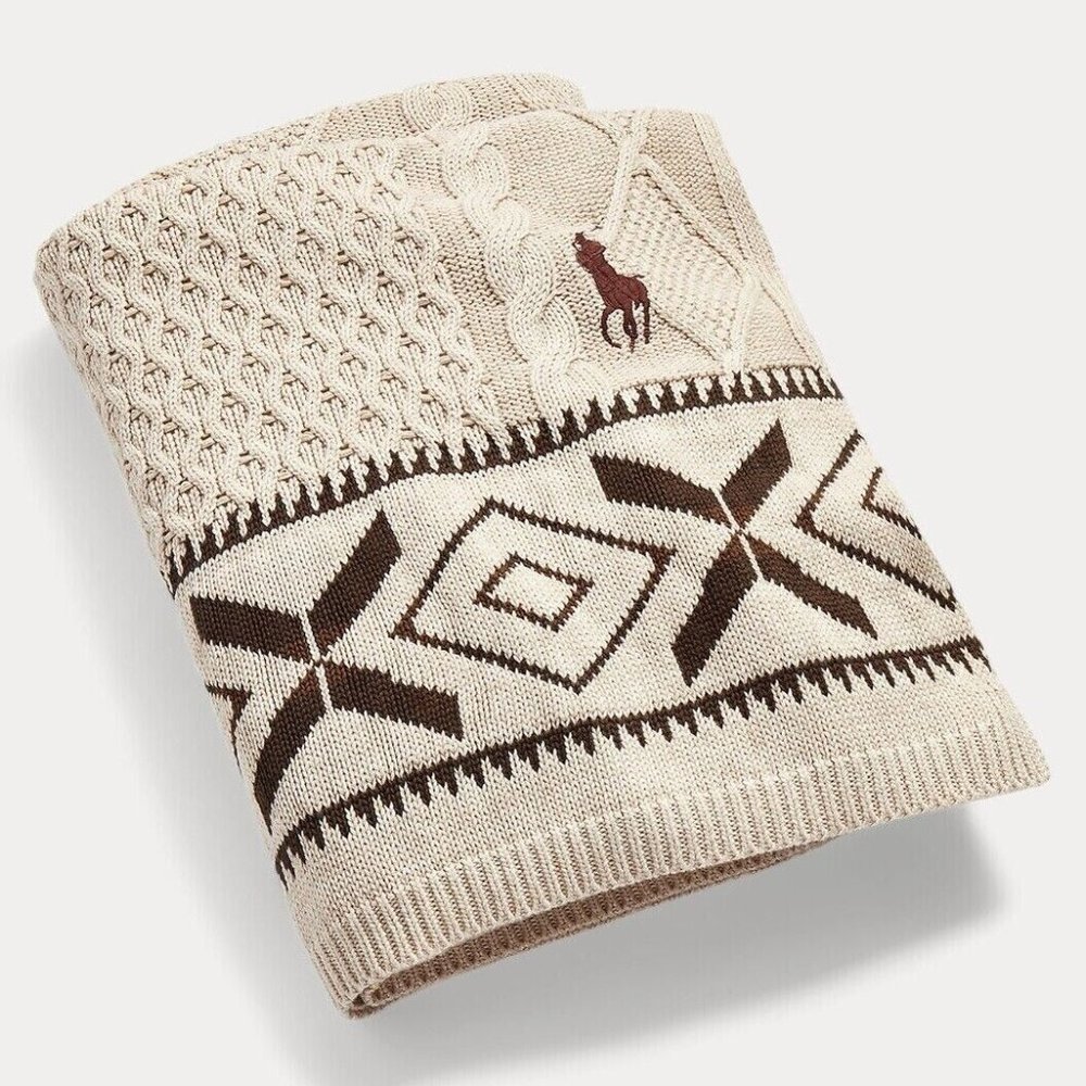 Polo Ralph Lauren Crescentwood Fair Isle Throw Blanket